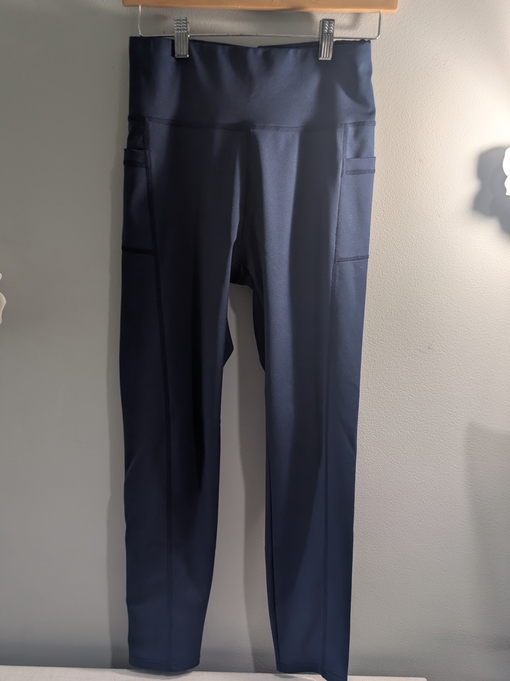 High-Rise Navy Pocket Leggings